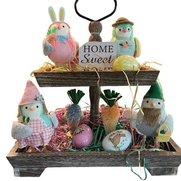 FREESTANDING EASTER CARROT TREES, set of 3 - Picture 6 of 10